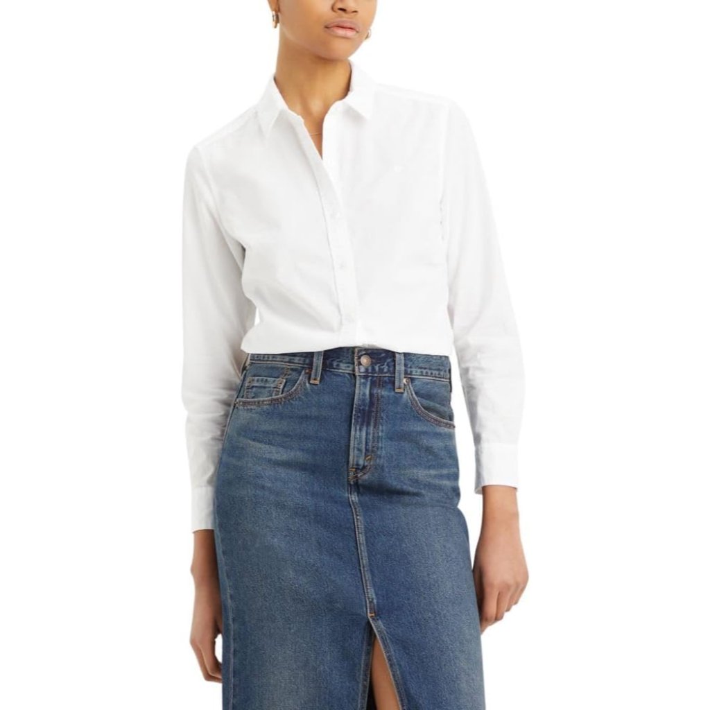 Womens Classic Button-Up Shirt